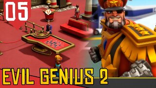 Formei meu CASSINO PUBLICO da Fome - Evil Genius 2 Ivan Vermelho #05 [Gameplay PT-BR]