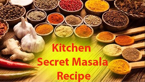 KITCHEN SECRET MASALA RECIPE ! किचन सीक्रेट मसाला रेसिपी | homemade secret masala recipe