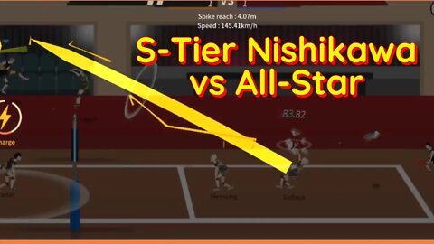 The Spike Volleyball - Reboot 2.0 - S-Tier Nishikawa vs Insane Yongsub & Stage 19 All-Star