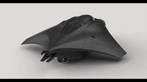 Submarino inspirado em Manta Ray que se dobra para facilitar o transporte