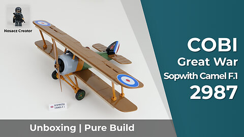 COBI Great War | 2987 --- Sopwith Camel F.1 --- unboxing and pure build