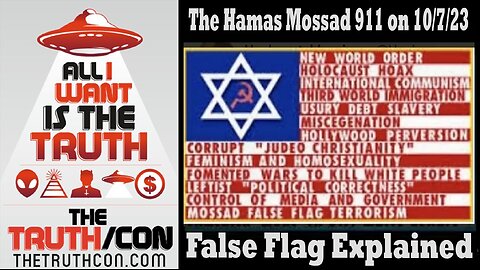 The Hamas Mossad 911 on 10/7/23 False Flag Explained