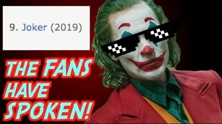 JOKER is 9th Highest Rated Movie OF ALL TIME!