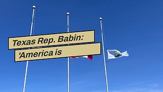 Texas Rep. Babin: 'America is suffering from an acute lack of wise leadership'