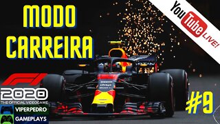 [LIVE] F1 2020 | Modo Carreira / Career Mode | GPs da Itália e Cingapura | #9 (Logitech G27)
