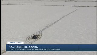 25 years ago we were being hit by a major blizzard