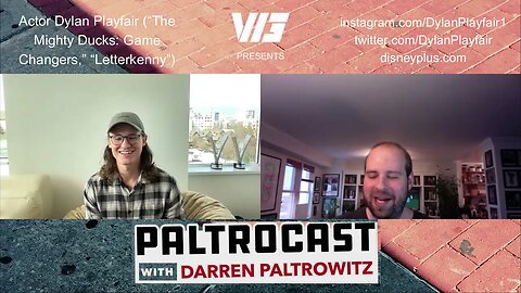 Dylan Playfair ("The Mighty Ducks: Game Changers," "Letterkenny") interview with Darren Paltrowitz