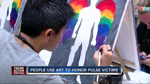 Painting with a Twist honors Pulse victims on the one year anniversary