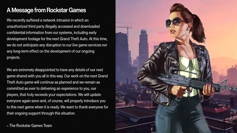 Rockstar Confirms The GTA 6 Leaks Are Real