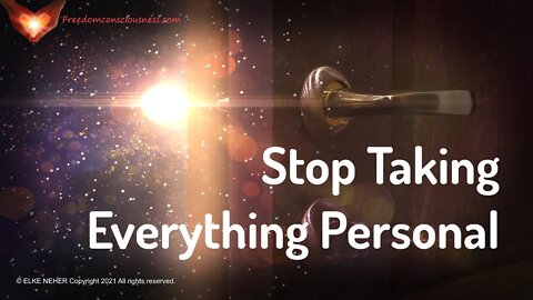 Stop Taking Everything Personally - Energy/Frequency Healing Music