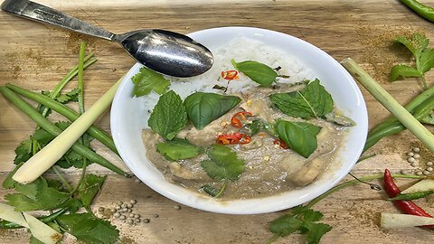 Super Bros' Thai Coconut Dream Chicken Curry with Homemade Green Curry Paste