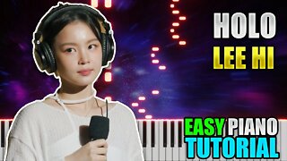 LEE HI - HOLO | PIANO TUTORIAL