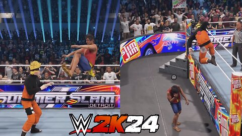WWE 2K24: Naruto VS Luffy