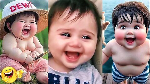 Cutest Babies Laughing Hysterically Compilation 2023 Cute Baby 🤣 try not to laugh