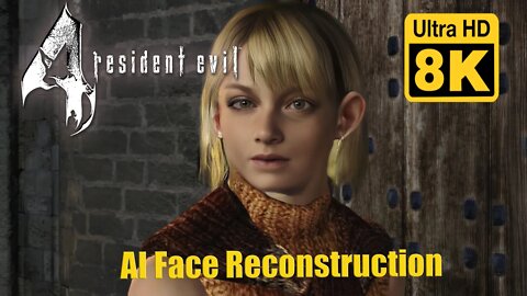 Resident evil 4 AI Face Reconstruction 8k