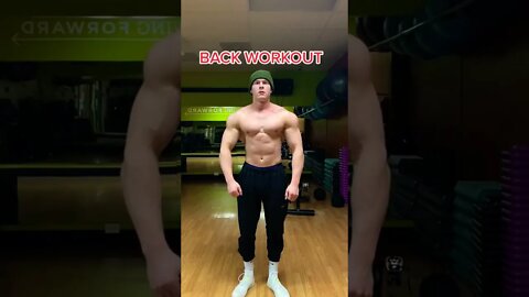 INSANE BACK WORKOUT 💪🔥 #Shorts