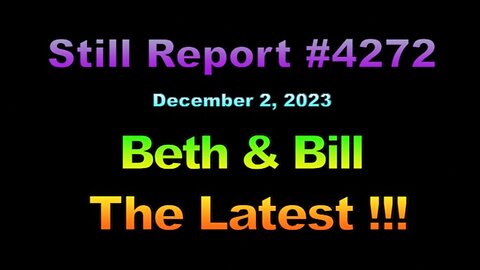 Beth & Bill - The Latest !!!, 4272