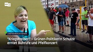 Wahlkampfauftritt von Grünen-Politikerin Schulze: Doppelt so viele Gegner wie Anhänger