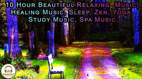 10 Hour Beautiful Relaxing Music, Healing Music, Sleep, Zen, Yoga, Study Music, Spa Music,