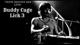 Buddy Cage fast lick #3 Live 1972 "Truck Driving Man"