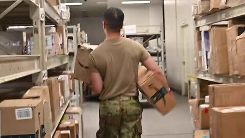 118th MSG, CSS Work Postal Operations During Training at Yokota Air Base
