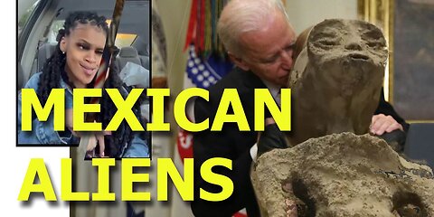 Alien Corpse of a Mexican Found in the Biden White House TV
