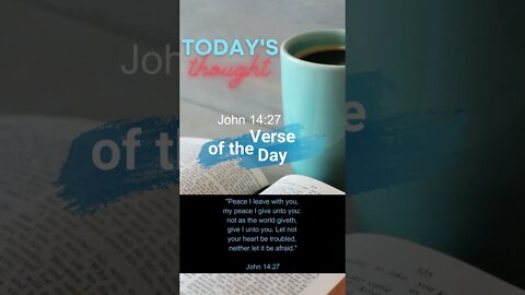 Verse of the Day: John 14:27