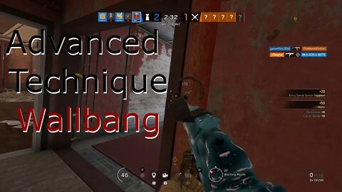 Advanced Technique Wall Bangs Rainbow Six Siege