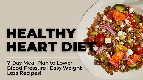 Simple 7-Day Diet Plan for Weight Loss and Better Blood Pressure