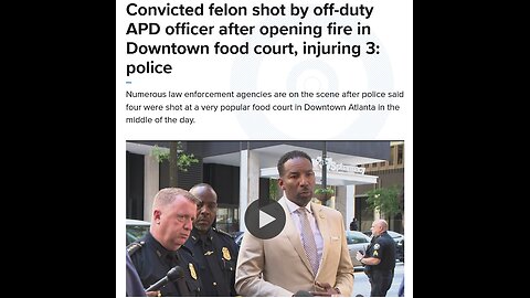 Atlanta PD say Peachtree Center shooter convicted felon, should never have had gun