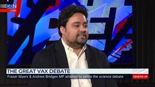 Andrew Bridgen and Fraser Myers clash in FIERY DEBATE on Covid 'vaccine' harms