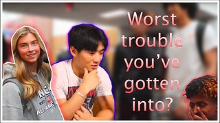 Asking students: Whats the worst thing you got caught doing?