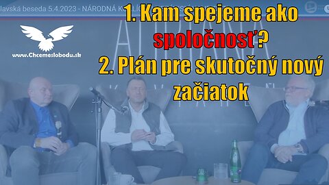 Bratislavská beseda 5.4.2023 - NÁRODNÁ KOALÍCIA | NEZÁVISLÍ KANDIDÁTI