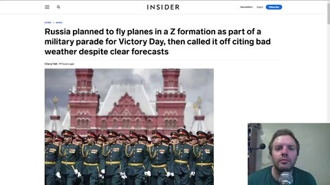 Russia calls off Z formation during its Victory Day celebration citing "bad weather"