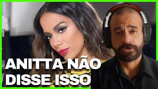 Anitta não Disse Isso | Fake News | Notícias