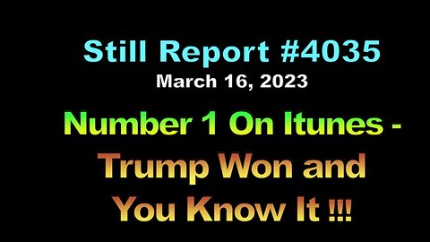Number 1 on Itunes – Trump Won, and You Know It !!!, 4035