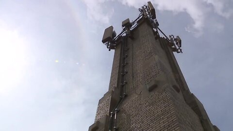 Is the cell phone tower on top of a Wyandotte school harmful?