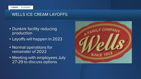 Layoffs coming for Wells Foods Corporation employees in Dunkirk