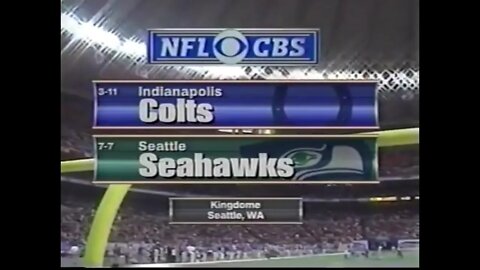 1998-12-20 Indianapolis Colts vs Seattle Seahawks