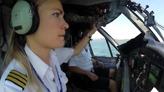 Flying a seaplane