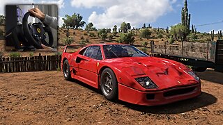 Rebuilding A Ferrari F40 - Forza Horizon 5 | Thrustmaster TS-PC Racer Gameplay