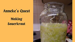 Making Sauerkraut. This preservation method adds nutrients.