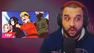 (REACT) Rap do Kakashi, Naruto, Sasuke e Sakura - TIME 7 ( 7 Minutoz )