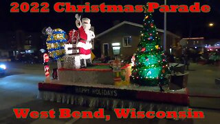 2022 CHRISTMAS PARADE, West Bend, Wisconsin.