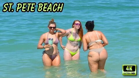 BIKINI WEEKEND 4K (ST PETE BEACH FLORIDA)(PLEASE LIKE SHARE COMMENT AND SUBSCRIBE TO MY CHANNEL FOR WEEKLY CASH DRAWINGS GIVEAWAY$$$)