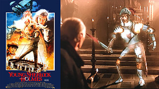 Young Sherlock Holmes (1985) Video extract, The glass knight