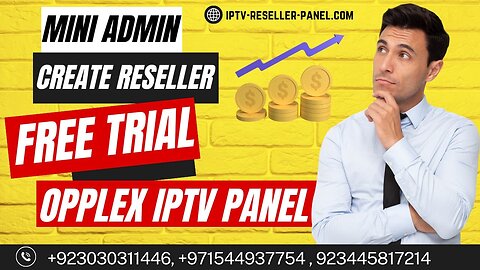 How to use opplex IPTV Reseller Panel -How to buy opplex credits