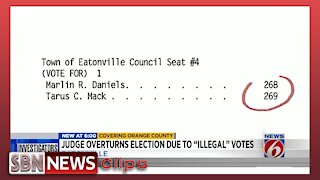 Judge Overturns Election Due to 'Illegal' Votes - 5389