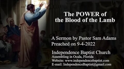 The POWER of the Blood of the Lamb