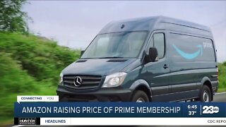 Amazon raising the price of its Prime membership